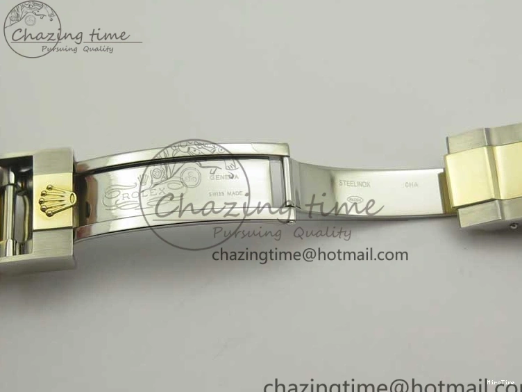 MiroTime 0410 Affordable Submariner 116613 LB Noob 1:1 Best Edition YG Wrapped Bezel Blue Dial on SS YG Bracelet A2836 V 3413